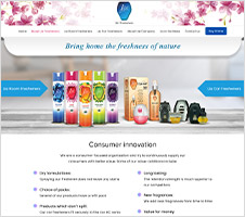 Web Design & Development For Lia Home Fragrances